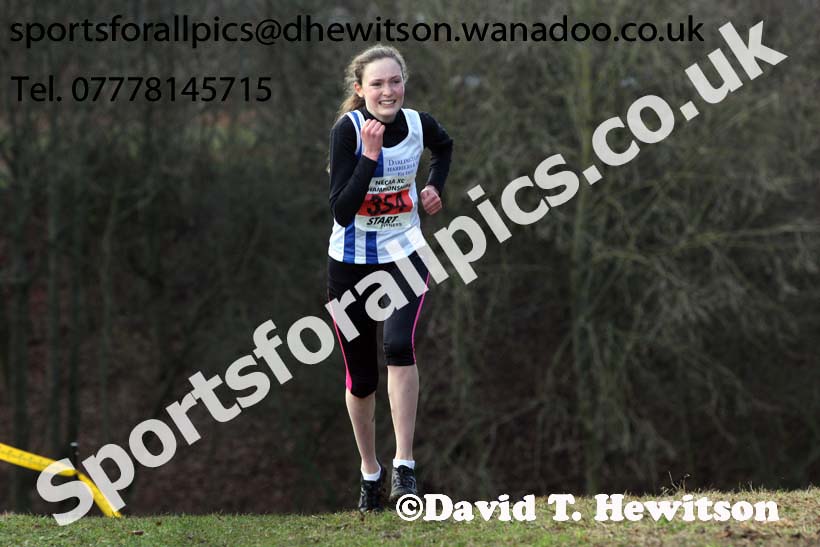 Girls under-15s North Eastern Cross Country, Aykley Heads, Durham. Photo: David T. Hewitson/Sports for All Pics